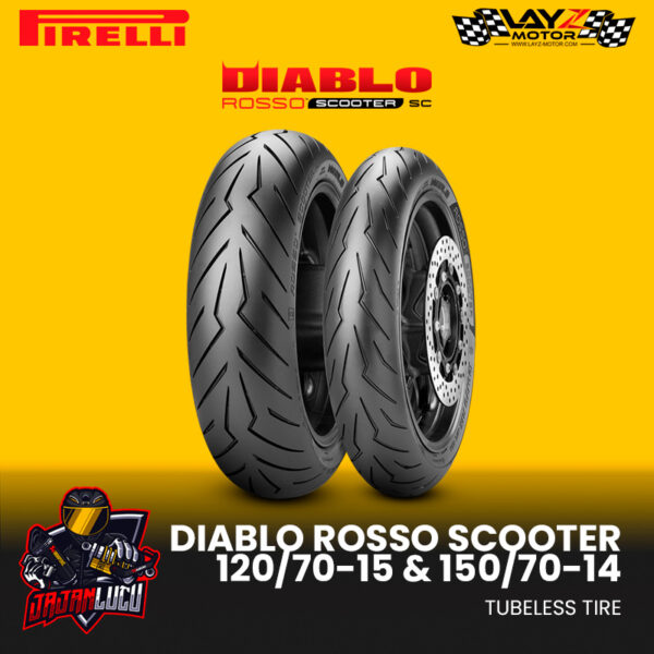 PIRELLI Diablo Rosso Scooter Set Yamaha X-Max