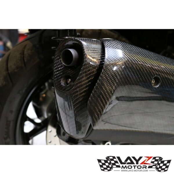 Second image of Kabon Cover Ujung Knalpot Carbon - Yamaha Xmax 250 2017-2022