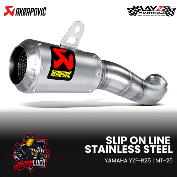 Akrapovic Yamaha YZF-R25 | MT-25 Slip on Line SS GP Model