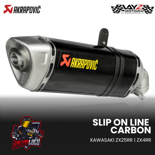 AKRAPOVIC Kawasaki ZX4RR 2023 Slip On Line Carbon