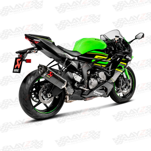 Second image of Akrapovic Kawasaki ZX636 Slip On Line Carbon + Heat Shield