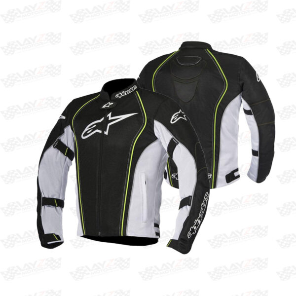 ALPINESTARS Bonneville Air Jacket | Black White Yellow, XL