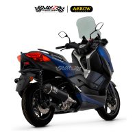 ARROW_XMAX 250 SLIP ON BLACK HOMOLOGATED copy 4A