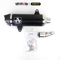 ARROW_XMAX 250 SLIP ON BLACK HOMOLOGATEDA