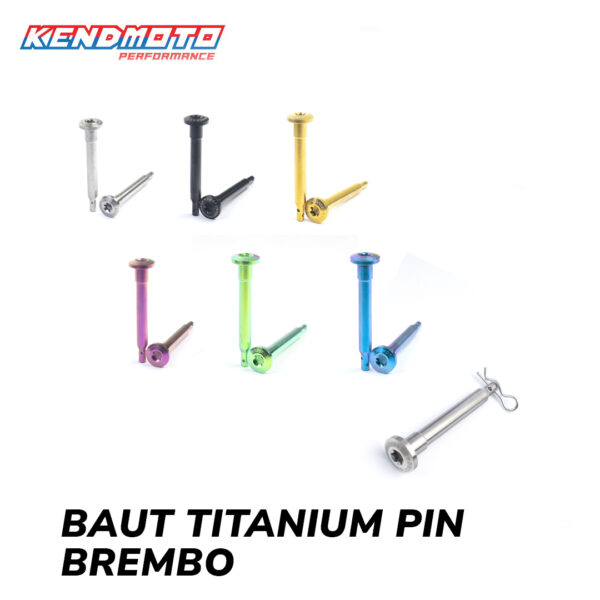 Kendmoto Baut Pin Titanium - Brembo Caliper
