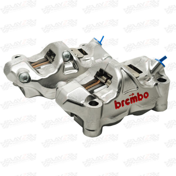 Brembo GP4-RX CNC P4 32/32 Front Brake Radial Caliper 100mm, Nickel Finish