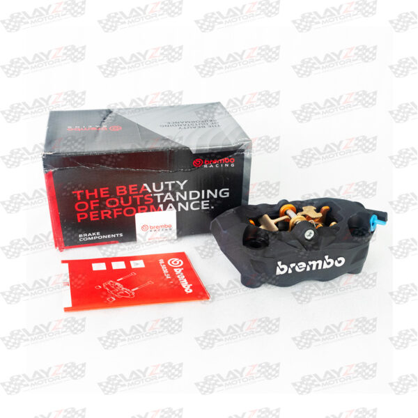 Brembo M4.32 Front Radial Brake Calipers Right Only 100mm, Black