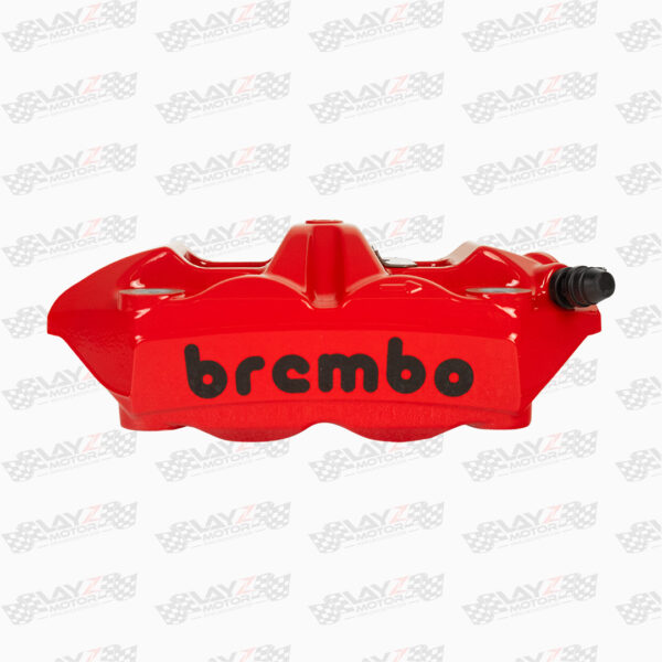 Brembo M4.34 Monobloc Front Radial Brake Calipers Right Only 100mm, Red Black Logo
