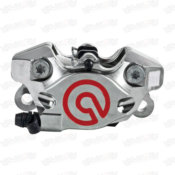 Second image of Brembo Supersport CNC P2 34 Rear Brake Caliper, Nickel Finish