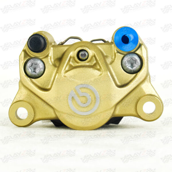 Brembo P2.34 Rear Brake Caliper 84mm Gold White Logo