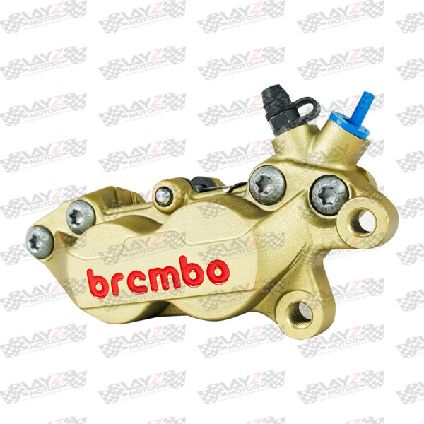 Second image of Brembo P4.30/34 Front Brake Caliper Right Only 40mm, Gold Red Logo