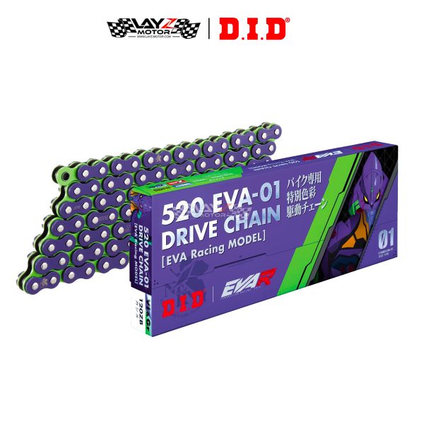 DID Rantai EVA-01 520-120L X-ring Limited Edition Evangelion CBR250RR Ninja250 R25 ZX25R