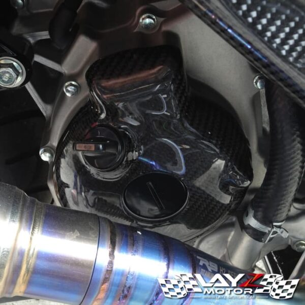 Second image of Kabon Cover Engine Carbon - Yamaha Xmax 250 2017-2022