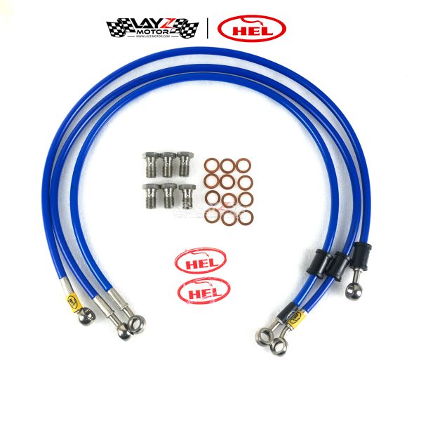 HEL Selang Rem Set Stainless Steel - Yamaha YZF R6 2008-2016 non ABS