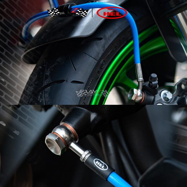 Second image of HEL Selang Rem Set Stainless Steel - Kawasaki Ninja 250 Fi 2013-2017 Non ABS