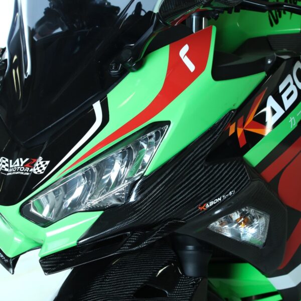 Second image of Kabon Cover Sein Carbon - Kawasaki Ninja 250 | 400 2018-2024