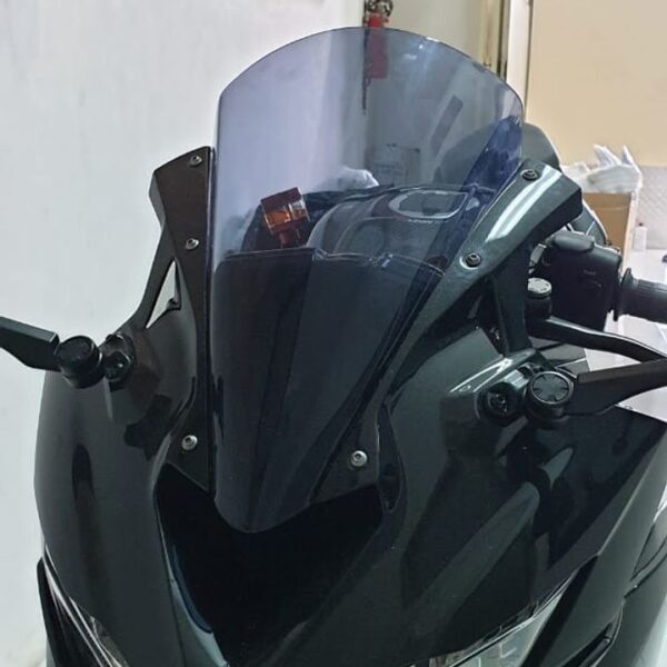 Second image of Kabon Windshield , Smoke - Kawasaki ZX25R | ZX4R