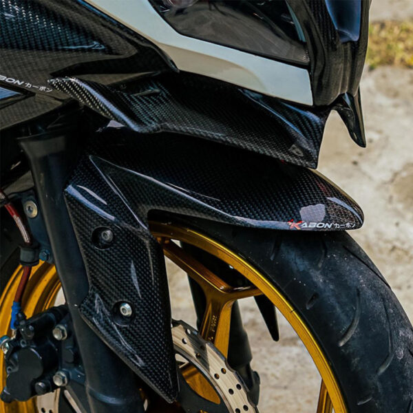 Second image of Kabon Front Fender Carbon - Kawasaki Ninja 250 | Z250 2013-2017