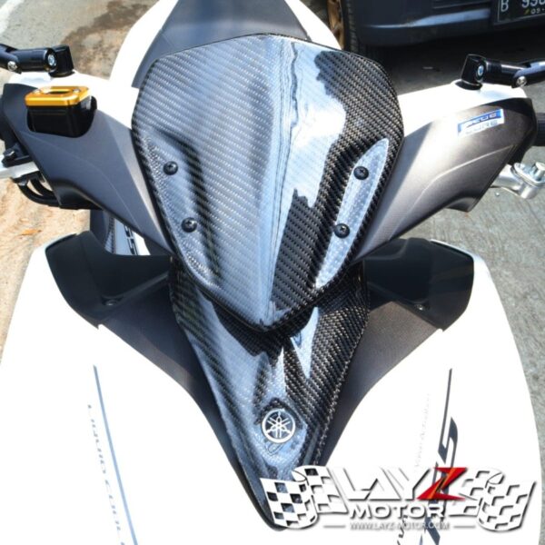 Second image of Kabon Upper Front Fairing Carbon - Yamaha Aerox / NVX 155 2016-2019