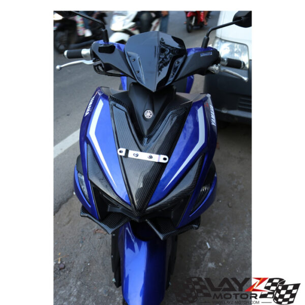 Second image of Kabon Cover Kedok Depan Carbon - Yamaha Aerox / NVX 155 2016-2019