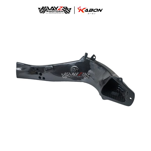 Second image of Kabon X Dry Carbon Air Pipe Intake Tube - Kawasaki H2