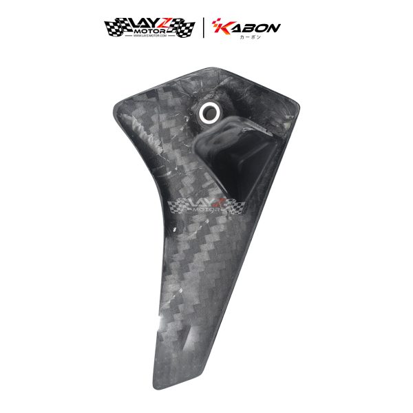 Second image of Kabon X Dry Carbon Chain Guard Cover - Kawasaki H2