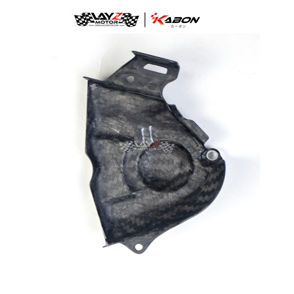 Second image of Kabon X Dry Carbon Front Sprocket Cover - Kawasaki H2