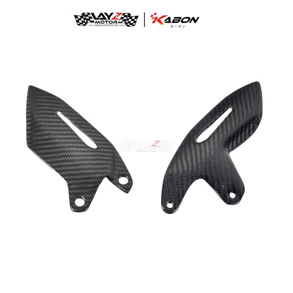 Kabon X Heel Plate Dry Carbon - Kawasaki H2