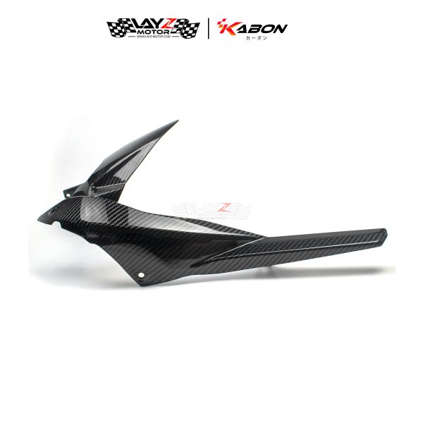 Second image of Kabon X Dry Carbon Rear Hugger - Kawasaki H2