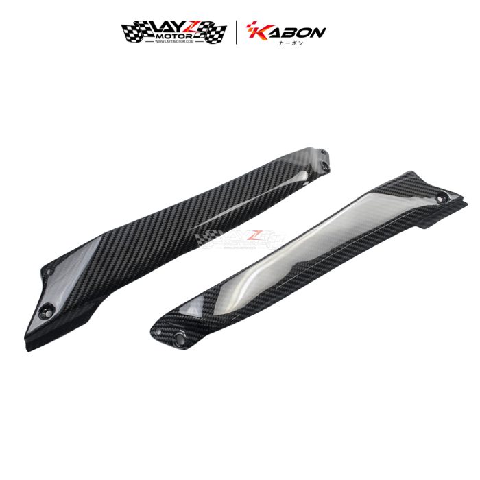 Kabon X Dry Carbon Side Tank Panel - Kawasaki H2