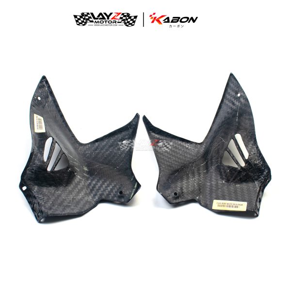 Second image of Kabon X Dry Carbon Front Side Tank Panel - Kawasaki H2