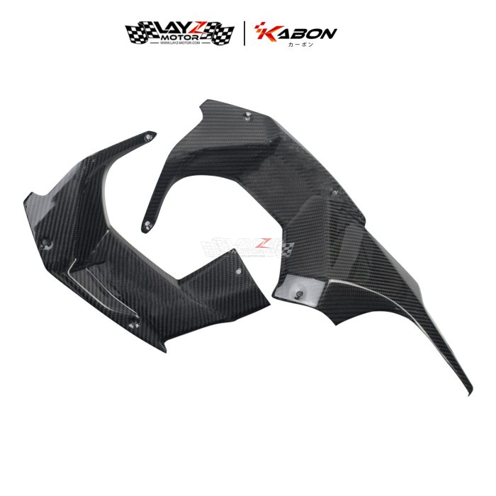 Kabon X Dry Carbon Upper Dashboard Intake Cover - Kawasaki H2