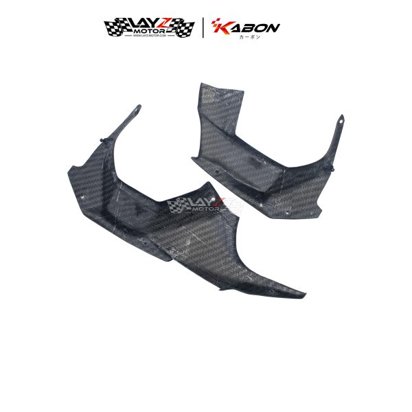 Second image of Kabon X Dry Carbon Upper Dashboard Intake Cover - Kawasaki H2
