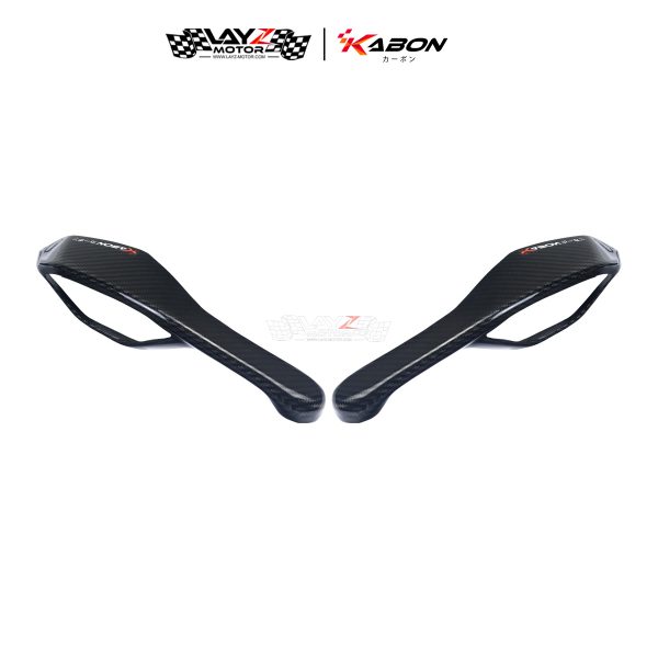Second image of Kabon X Yamaha R1 2015-2025 Dry Carbon Mirror Cover