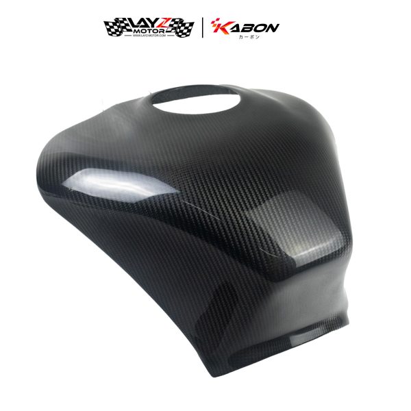 Second image of KABON X KAWASAKI ZX10R 2016-2020 HALF TANKPAD RACE MODEL DRY CARBON