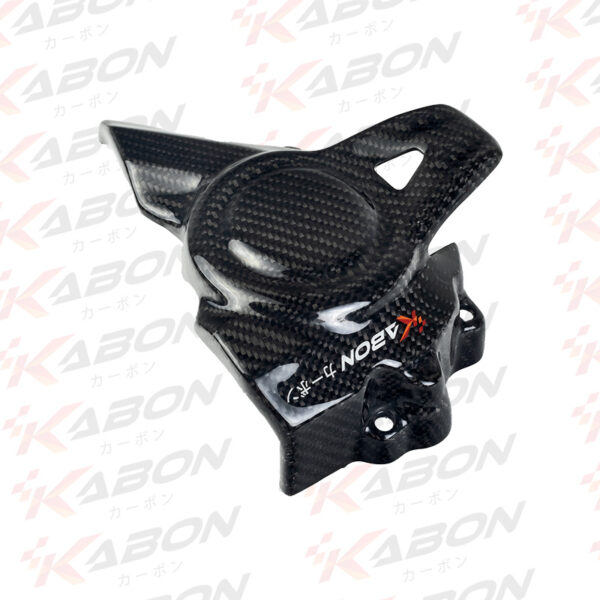 Second image of Kabon Front Sprocket Cover Carbon - Kawasaki Z900 2017-2024
