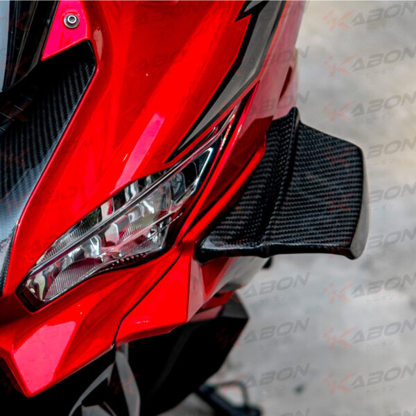 Second image of Kabon Side Winglet Model Ducati Carbon - Kawasaki ZX25R | ZX4R