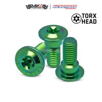 KENDMOTO_BAUT TITANIUM DISK M8X20 Green