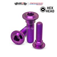 KENDMOTO_BAUT TITANIUM DISK M8X30 Purple
