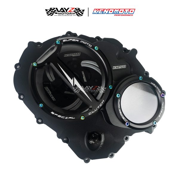 Second image of Kendmoto Racing Clear Clutch Cover - Honda CB650R 2018+