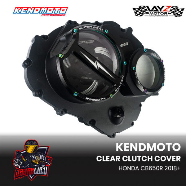 Kendmoto Racing Clear Clutch Cover - Honda CB650R 2018+