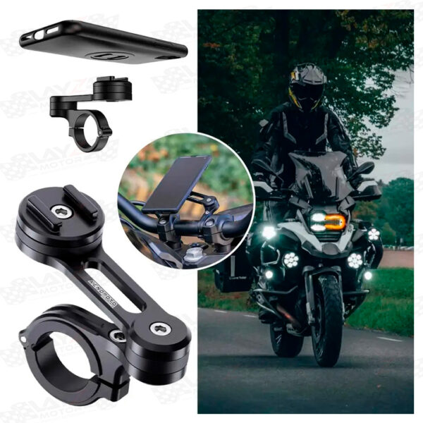 Second image of Kendmoto Phone Holder Handle Bar Mount + Case