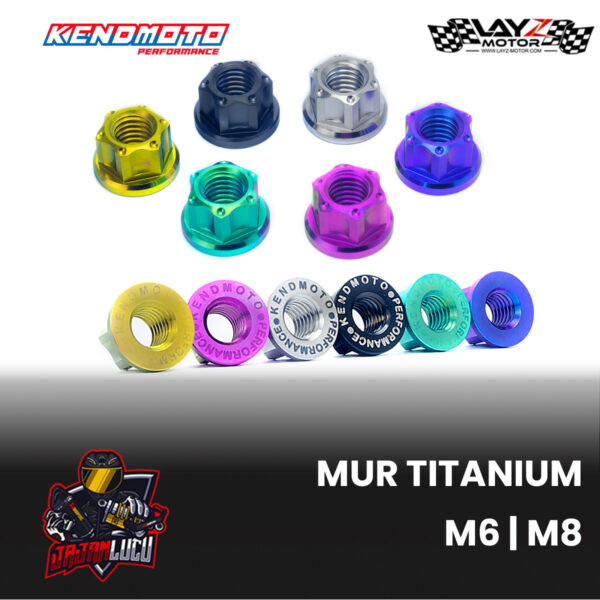 Kendmoto Mur Titanium -  M6 M8