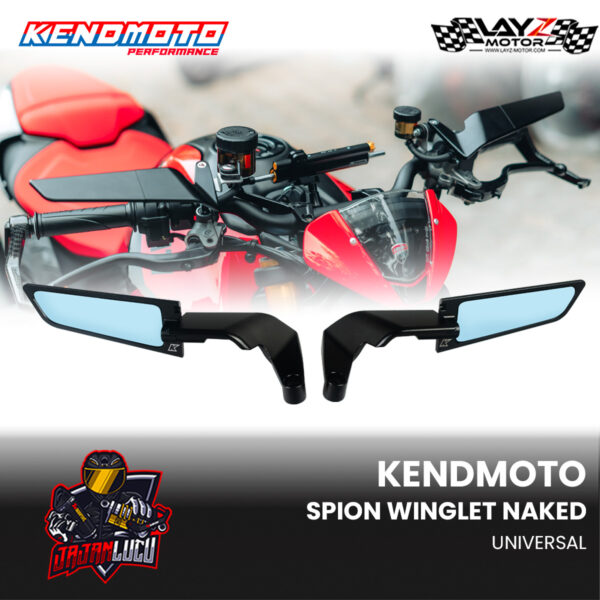 Kendmoto Spion Mirror Winglet Naked Bike