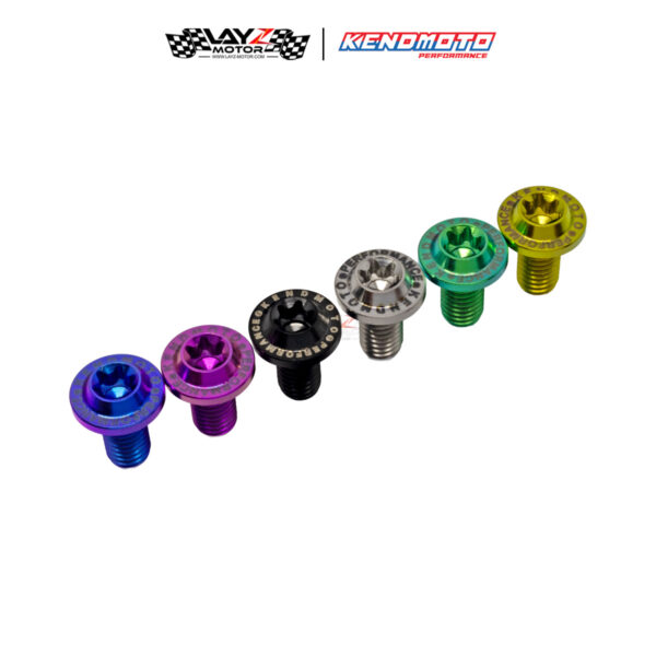 KENDMOTO Titanium Baut BIG HEAD M5x10