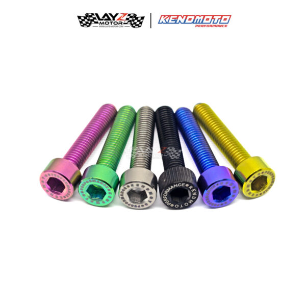 KENDMOTO Titanium Baut Hex | M5X25