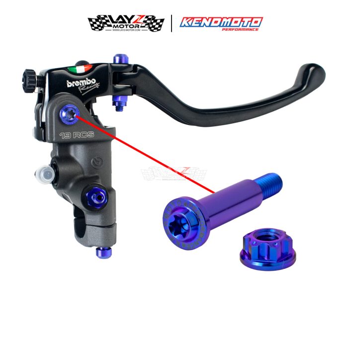 KENDMOTO Titanium Baut + Mur Pivot Brembo RCS