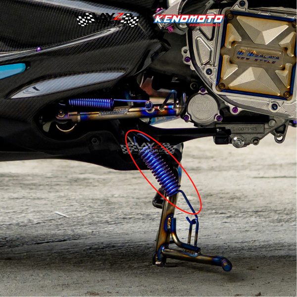 Second image of Kendmoto Per Standar Tengah Titanium XMAX 250