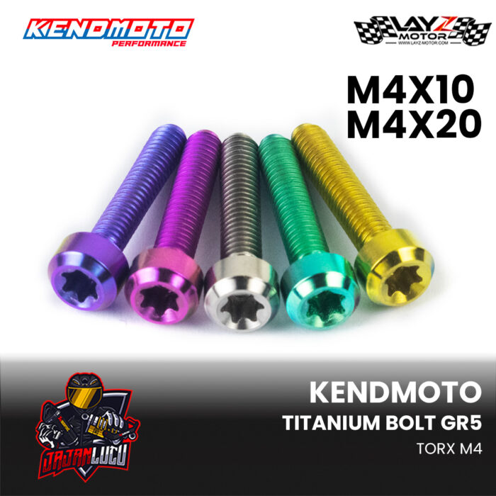 Kendmoto Baut Titanium - Torx M4