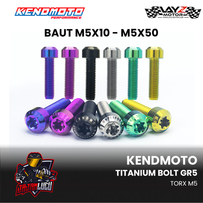 Kendmoto Baut Titanium - Torx M5